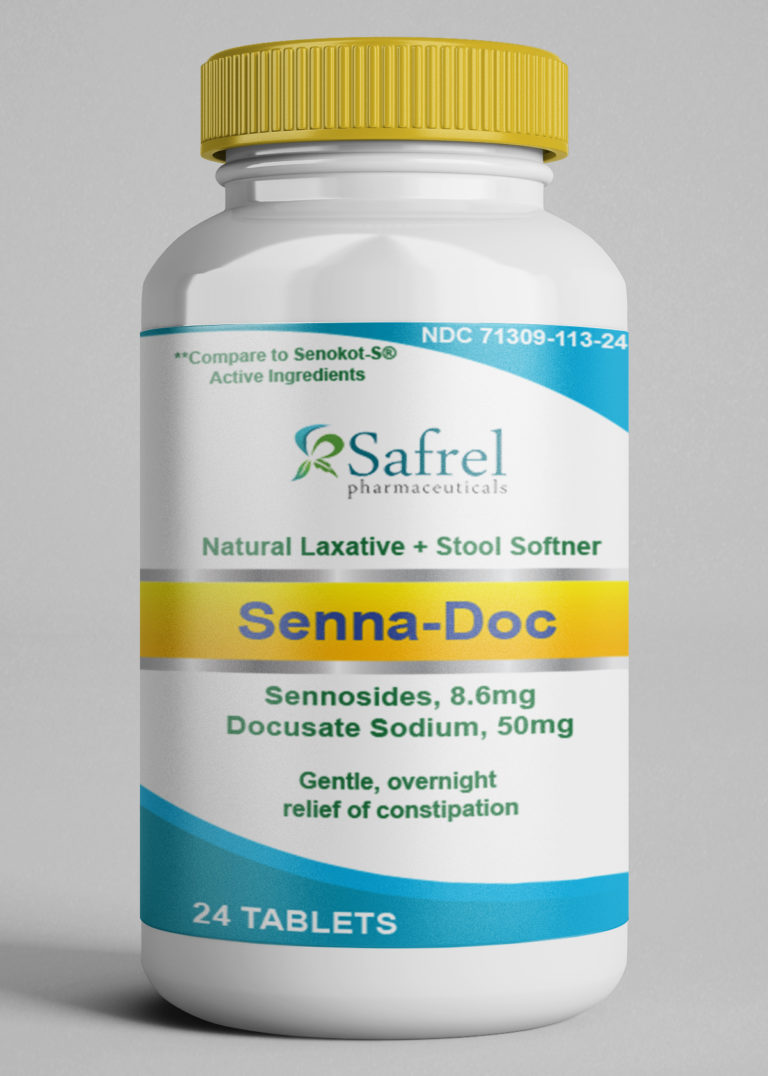 Senna Doc Tablets Sennosides 8 6mg Docusate Sodium 50mg Safrel Pharmaceuticals